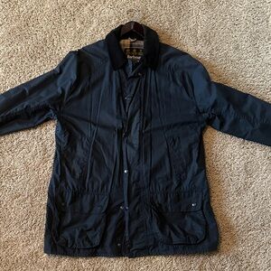 Barbour Men's Navy Lightweight waxed jacket